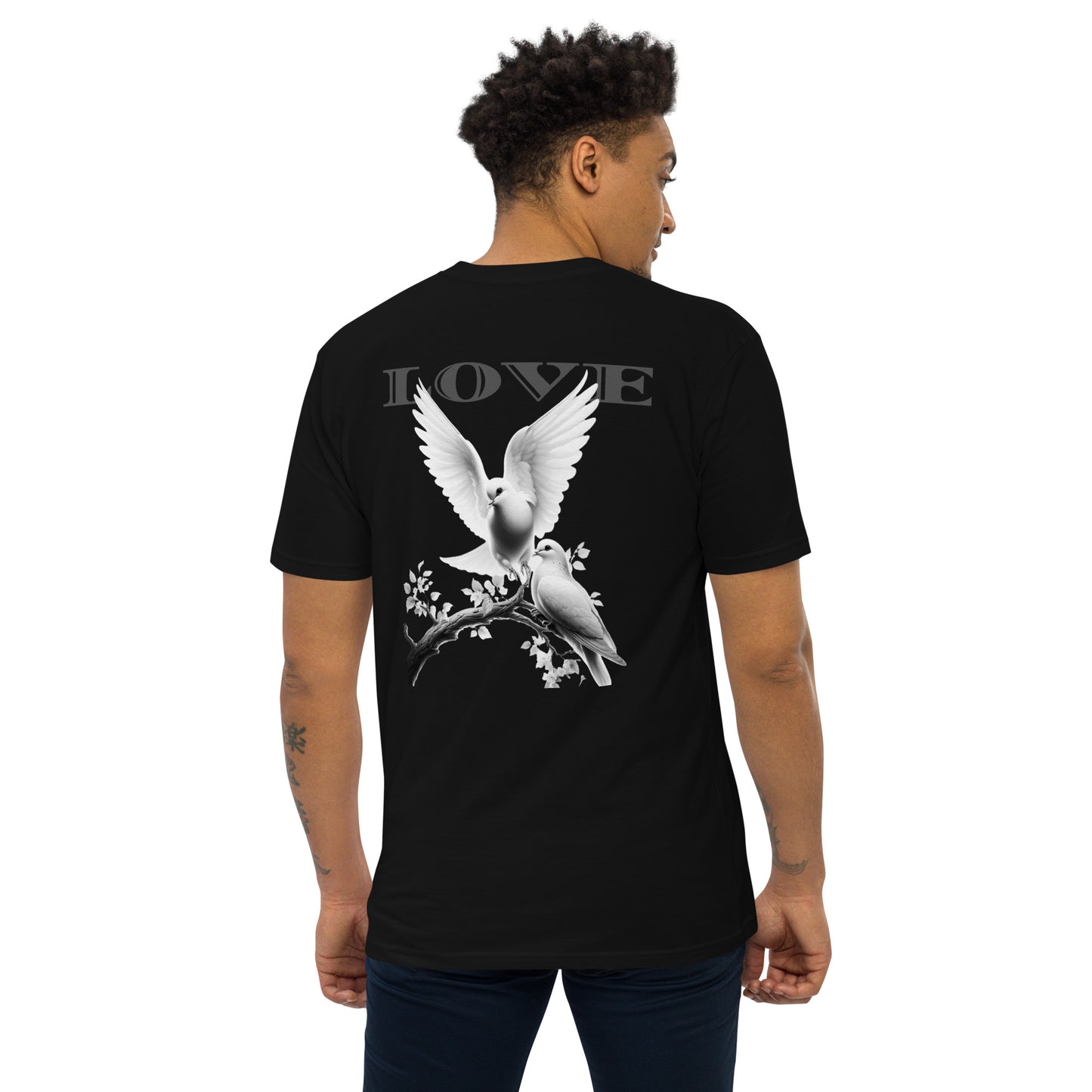 Space Gray Dove Short Sleeve